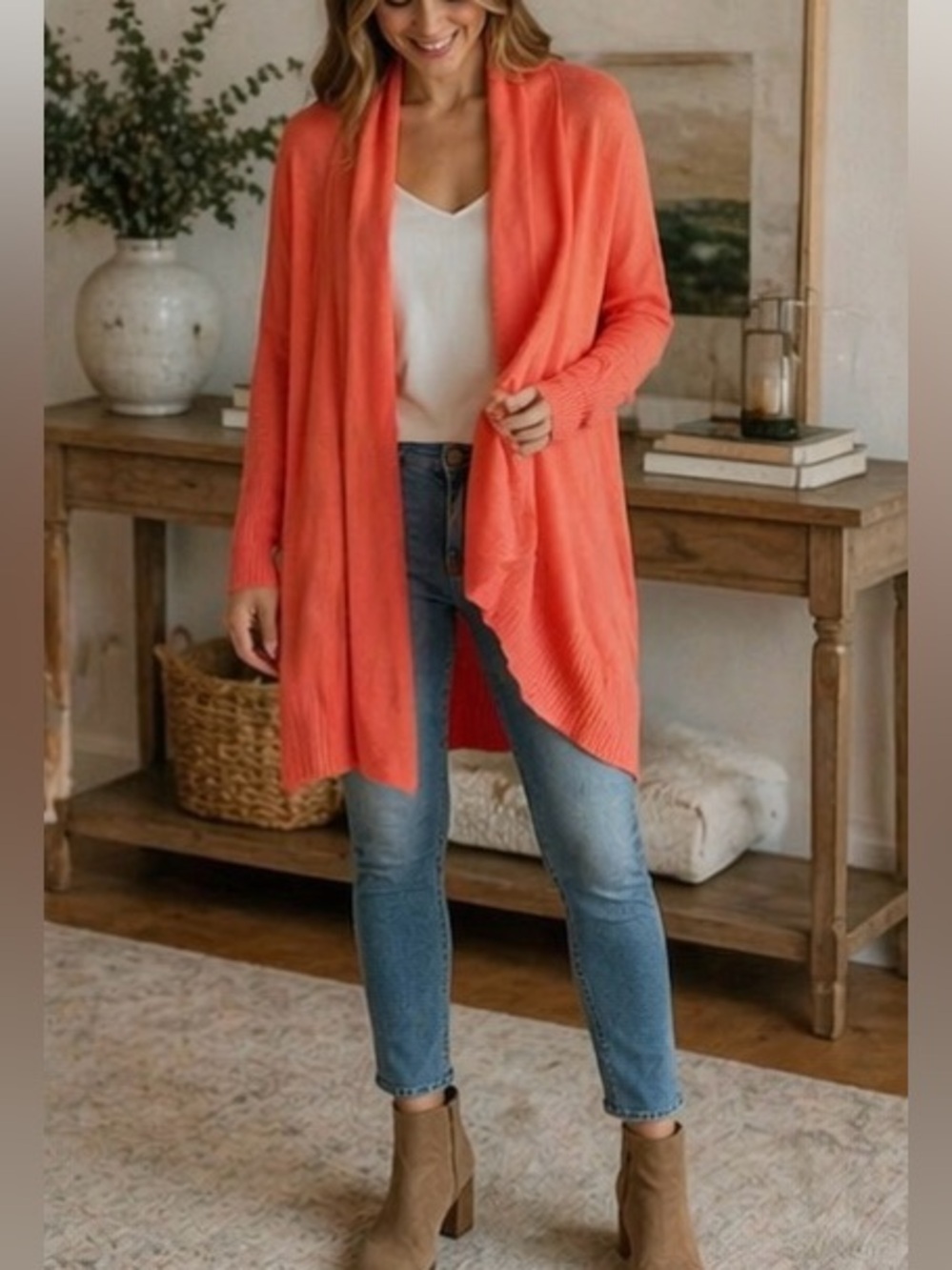 Subtle Luxury • 100% Cashmere Oversized Wrap Cocoon Cardigan